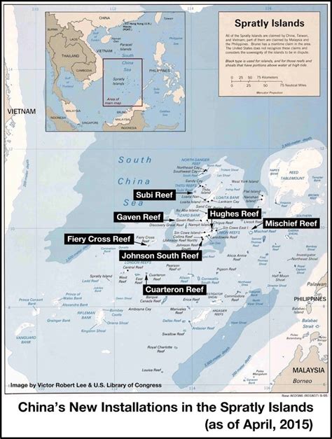what are the names of the islands china is building